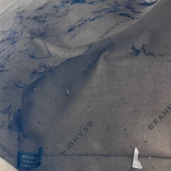 Brahmin Duxbury Satchel Black Charleston Leather Zip Top handle crossbody - Picture 8 of 14